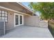 Private patio with gated fence at 355 Winding River Dr # B, Atlanta, GA 30350