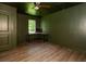 An office space features new flooring and fresh paint, and it is perfect for working from home at 76 Vaughn Ne Rd, Cartersville, GA 30121
