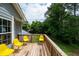 Outdoor deck perfect for enjoying the backyard views and entertaining guests at 76 Vaughn Ne Rd, Cartersville, GA 30121