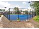 Exterior view of blue tennis court at 6851 Roswell Rd # H18, Atlanta, GA 30328