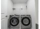 Convenient laundry room with washer and dryer at 1825 Villageside Ct, Lawrenceville, GA 30043