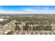 Aerial community shot of houses surrounded by green tree coverage at 3417 Sable Chase Ln, Atlanta, GA 30349