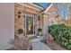 Inviting front entrance with a decorative wreath and well-lit stone facade at 4990 Sawgrass Nw Pl, Acworth, GA 30102