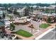 Aerial view of community center showing walking paths, shops, and green spaces at 791 Belrose Dr, Smyrna, GA 30080