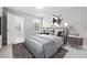 Cozy bedroom with a large bed, stylish decor, and plenty of natural light from the window at 791 Belrose Dr, Smyrna, GA 30080