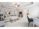 Bright primary bedroom leading to the ensuite and walk-in closet at 791 Belrose Dr, Smyrna, GA 30080