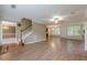 Living room with hardwood floors and a bright, open layout at 2563 Creek Ter, Snellville, GA 30078