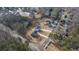Aerial view of new homes in neighborhood, showing their location in the community at 4420 Ross Estates Ct, Snellville, GA 30039