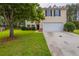 Charming two-story home featuring a two-car garage and a lush green lawn at 450 Pinevale Ct, Atlanta, GA 30349