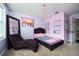 Cozy bedroom with purple walls and a comfortable layout at 2917 Ashebrooke Ne Dr, Marietta, GA 30068