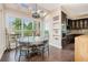 Bright breakfast nook featuring skylights and access to outdoor deck at 2917 Ashebrooke Ne Dr, Marietta, GA 30068