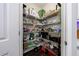 Walk-in pantry featuring organized shelving and ample storage space at 3150 Woodwalk Se Dr # 2204, Atlanta, GA 30339