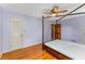 A well-lit bedroom with hardwood floors and ample natural light at 3541 Castlehill Ct, Tucker, GA 30084