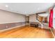 Spacious living room with hardwood floors, neutral paint and views to staircase at 3541 Castlehill Ct, Tucker, GA 30084