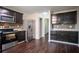 This spacious kitchen features stainless steel appliances and updated cabinetry for a modern feel at 4331 Wrexham Ct, Snellville, GA 30039