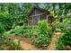 Picturesque backyard with lush greenery and a screened-in porch at 1736 Morris Landers Ne Dr, Atlanta, GA 30345