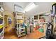 Functional basement with storage shelves, work area, and easy access to other parts of the house at 1736 Morris Landers Ne Dr, Atlanta, GA 30345