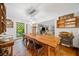 Dining room featuring a long wooden table and stylish decor at 1736 Morris Landers Ne Dr, Atlanta, GA 30345