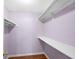 Bright closet with white shelving, ready to be organized to the buyer's desire at 5145 Roswell Road # 3, Atlanta, GA 30342
