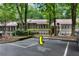 View of condo unit #3 from the parking lot, highlighting its convenient location and reserved parking space at 5145 Roswell Road # 3, Atlanta, GA 30342