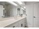 Modern bathroom with double vanity, sleek fixtures, and plenty of counter space at 1126 Wedgefield Sw Dr, Marietta, GA 30064