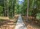 Long driveway through a wooded lot, offering privacy and a scenic approach to the home at 1126 Wedgefield Sw Dr, Marietta, GA 30064