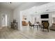 Bright living room boasting hardwood floors, a fireplace, and stylish furnishings at 1126 Wedgefield Sw Dr, Marietta, GA 30064