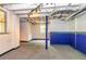 Spacious basement with visible ductwork, painted walls, and concrete columns at 2191 Fairfield Se St, Smyrna, GA 30080