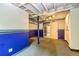 Basement featuring painted walls, support beams, and a carpeted floor at 2191 Fairfield Se St, Smyrna, GA 30080