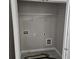 Empty laundry room with tile flooring and washer/dryer hookups at 6585 Story Cir, Norcross, GA 30093