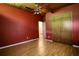 Bedroom featuring a ceiling fan and hardwood floors at 749 Dogwood Dr, Lawrenceville, GA 30046