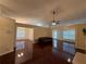 Spacious living room features hardwood floors and lots of natural light at 1245 Mulberry Mill Ln, Lawrenceville, GA 30043