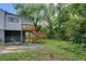 View of the backyard and multi level deck at 845 Oak Nw St, Atlanta, GA 30318