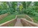 View from the top of the deck steps to the backyard at 845 Oak Nw St, Atlanta, GA 30318