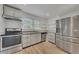 Modern kitchen showcasing stainless steel appliances and lots of natural light at 845 Oak Nw St, Atlanta, GA 30318