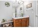 Bathroom featuring neutral paint, hardwood floors and updated fixtures at 169 Winding Valley Dr, Rockmart, GA 30153