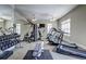Well-equipped gym with weights, machines, and treadmills for a complete fitness experience at 1896 Grove Field Ln # 29, Marietta, GA 30064