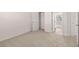 Spacious bedroom boasts neutral carpeting and ample closet space at 281 Sandy Oak Dr, Loganville, GA 30052
