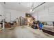 The garage has tons of storage space for all your tools, equipment, and toys at 310 Arbor Creek Trl, Roswell, GA 30076