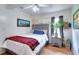 Comfortable bedroom with a bed, nautical decor and window with natural light at 1809 Brandi Ln, Loganville, GA 30052
