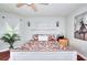 Bedroom with hardwood floors, natural light, and stylish decor at 1809 Brandi Ln, Loganville, GA 30052