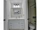 Bright bathroom featuring a vanity with plenty of storage and a shower-tub combo at 4398 Stonebridge Ct, Duluth, GA 30096