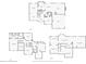 Overview of the floor plans for the basement, first floor, and second floor at 1006 Amberton Ln, Powder Springs, GA 30127