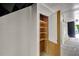 Exterior closet with multiple shelves for additional storage at 3428 Ivys Walk, Atlanta, GA 30340