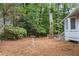Backyard view showcasing the home's exterior and landscape, perfect for relaxation at 3009 Gant Quarters Dr, Marietta, GA 30068