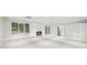 Finished basement with fireplace and bright carpeted flooring at 3009 Gant Quarters Dr, Marietta, GA 30068
