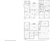 Floorplan showcasing both the first floor layout and the basement layout at 3009 Gant Quarters Dr, Marietta, GA 30068
