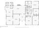 Floorplan showcasing both the first floor layout and the basement layout at 3009 Gant Quarters Dr, Marietta, GA 30068