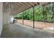 Covered patio overlooking trees at 3009 Gant Quarters Dr, Marietta, GA 30068