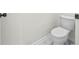 Clean white toilet and baseboard at 3009 Gant Quarters Dr, Marietta, GA 30068